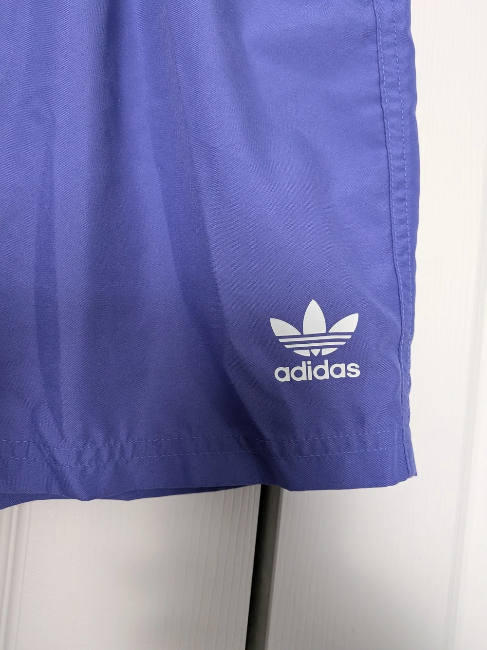 adidas Lavender Trefoil Athletic Shorts